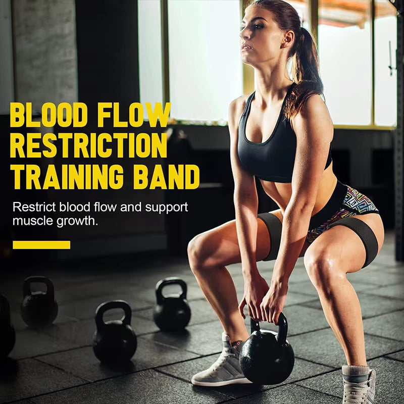 Gluteal Resistance Band Muscle Training Fitness Resistance Bands Workout Your Butt Thigh Arm BFR Gluteal Occlusion Bands