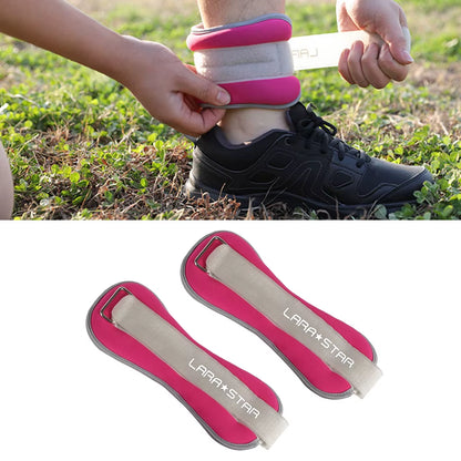 Soft Ankle Wrist Weights Adjustable Leg Weights 0.5Kg Walking Running Hands Strength Training Exercise Weight Straps Bracelets